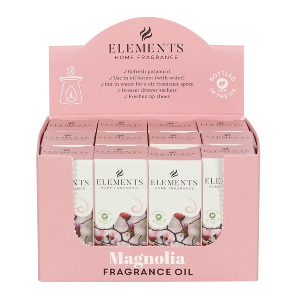 Set of 12 Elements Magnolia Fragrance Oils