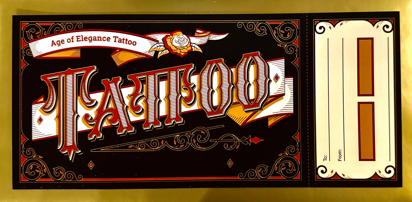 Tattoo Gift Voucher