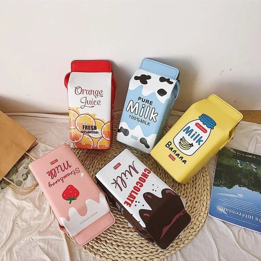 Drink Carton Shoulder Bag