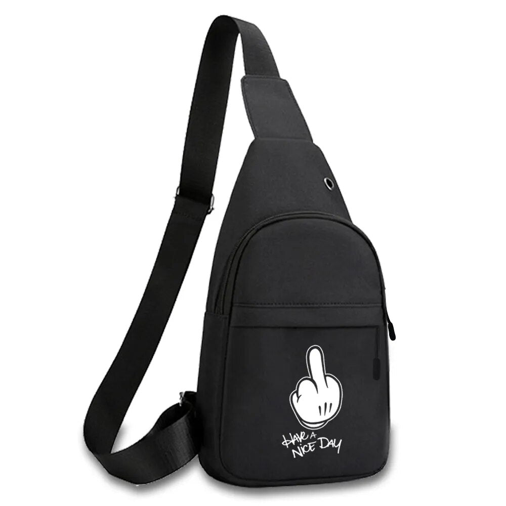 Man Funny Cross Body Bag