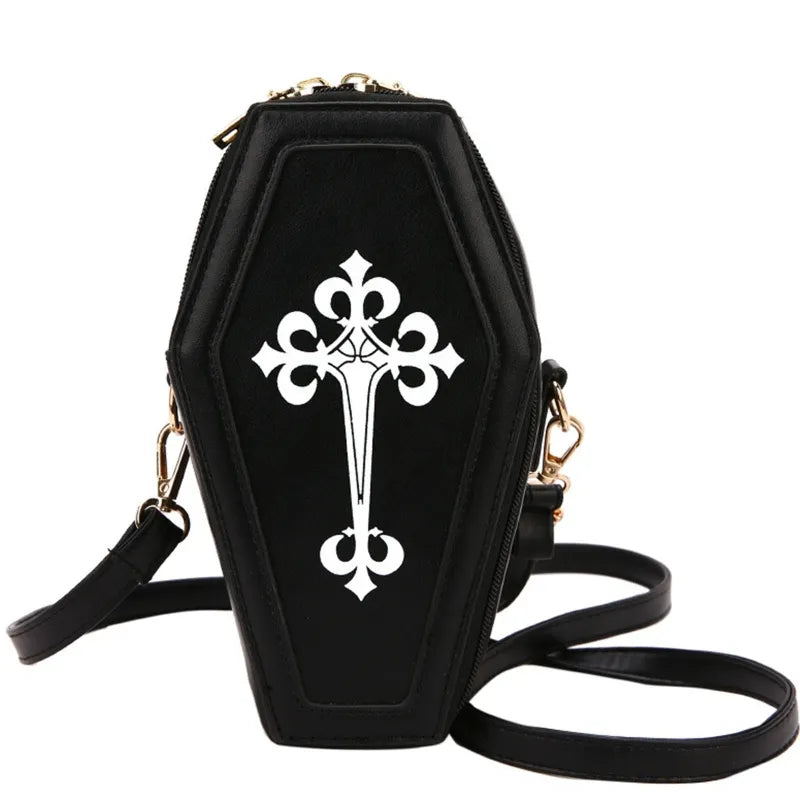 Gothic Coffin Shape Handbag