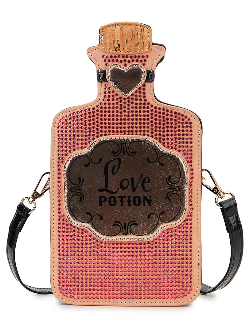 Gothic Kitsch Poison Bottle Shaped Handbag