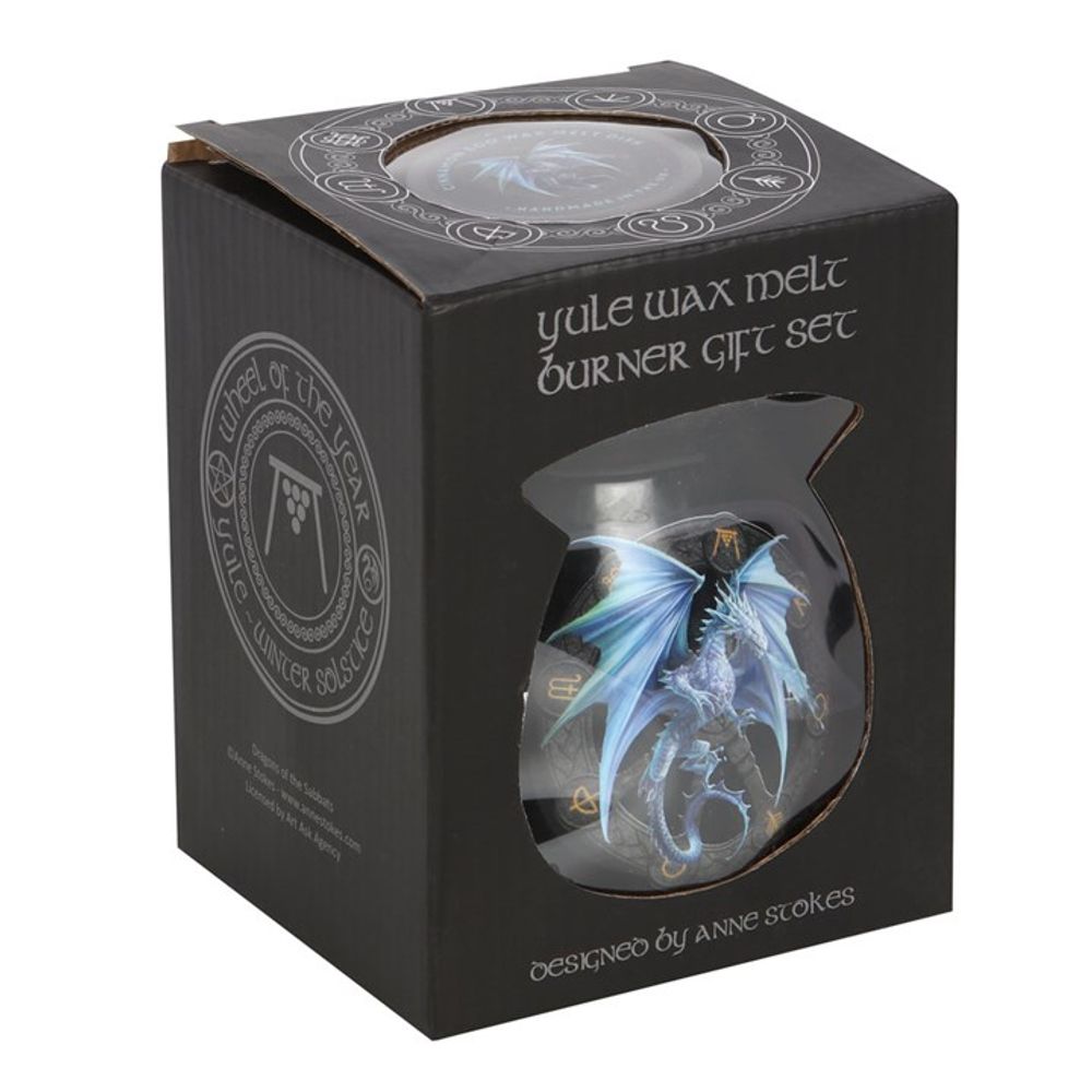 Yule Wax Melt Burner Gift Set by Anne Stokes