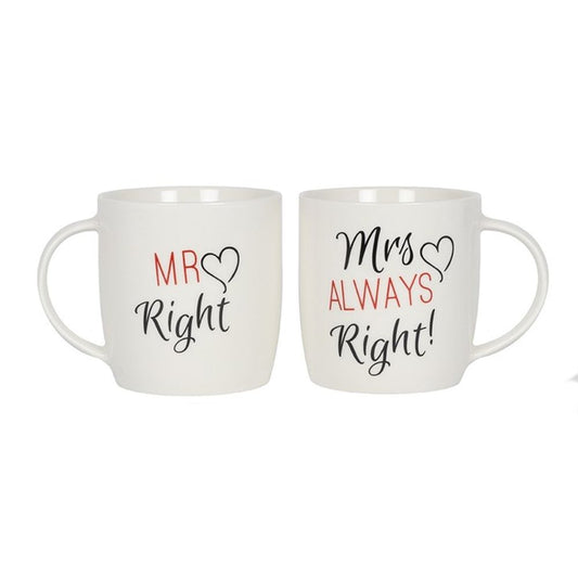 Set of 2 Mr & Mrs Mugs