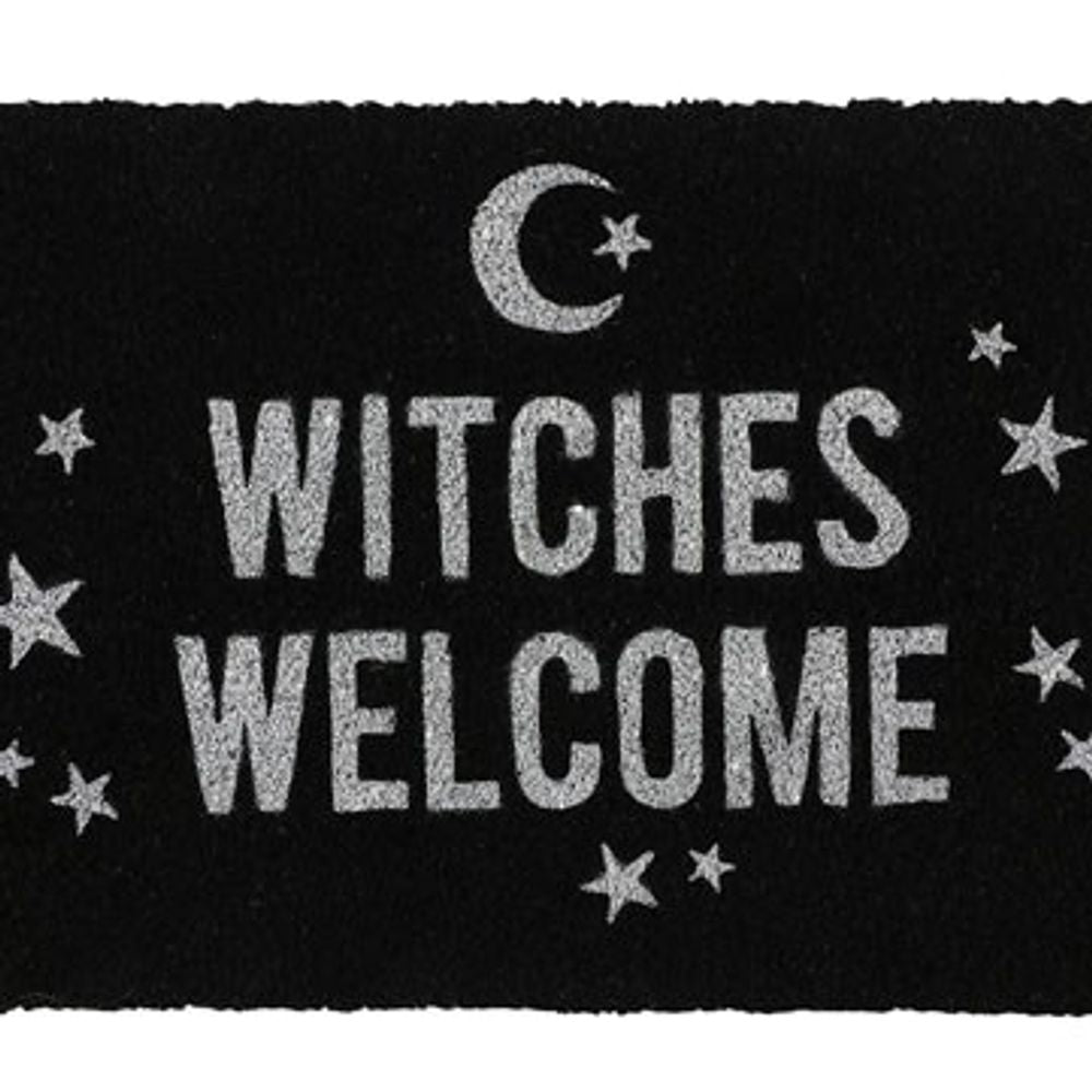 Black Witches Welcome Doormat